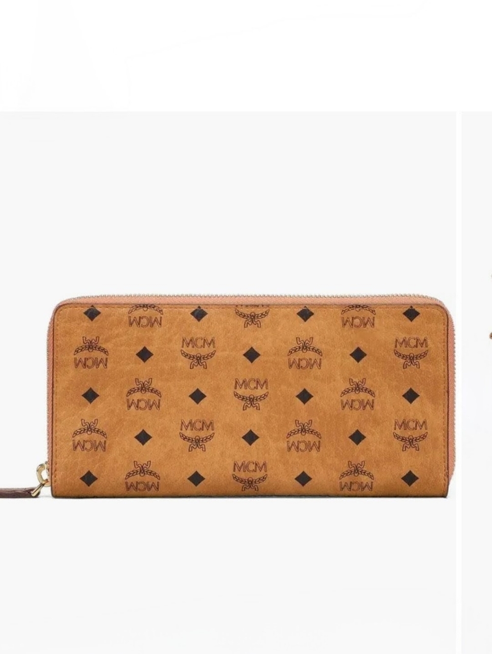 💫 MCM: Authentic Aren Visetos Original Zip Around Wallet